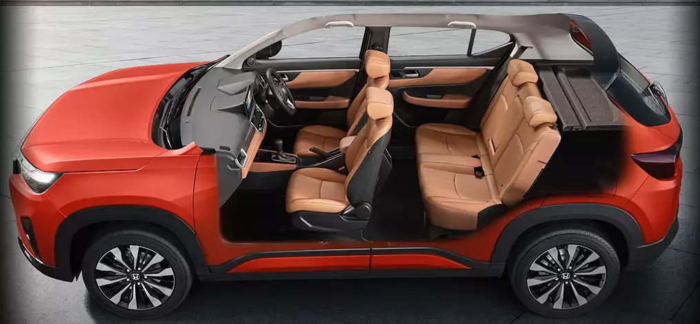 Honda Elevate SUV interior